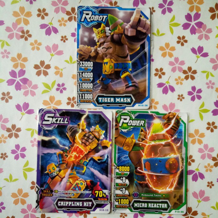 hero of robots set tiger mask