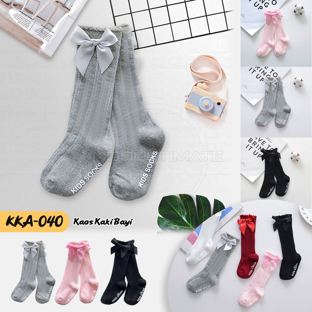 KKA-040 Kaos Kaki Bayi Baby Socks Alas Kaki Pelindung Kaki Kid Sock Anak Permpuan Foot Cover