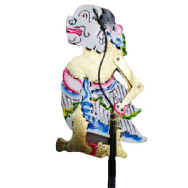 KERAJINAN MINIATUR WAYANG KULIT LIMBUK KIDANGAN 30 CM BAHAN KULIT SAPI ASLI - DEKORASI RUMAH