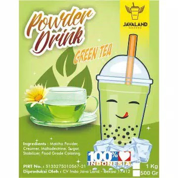 

Bubuk Green Tea Javaland 1KG TERMURAH SURABAYA