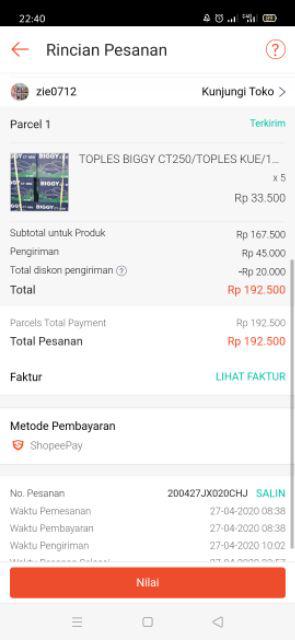 Toples Biggy Ct250/toples Kue/12pcs