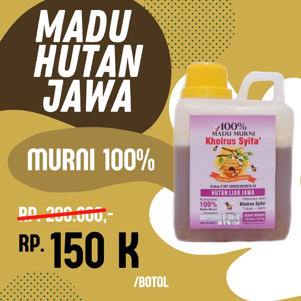 

Antibakteri Madu Organik Madu Hutan Liar Jawa Madu Organik READY!!!Madu OrganikHerbal Istana