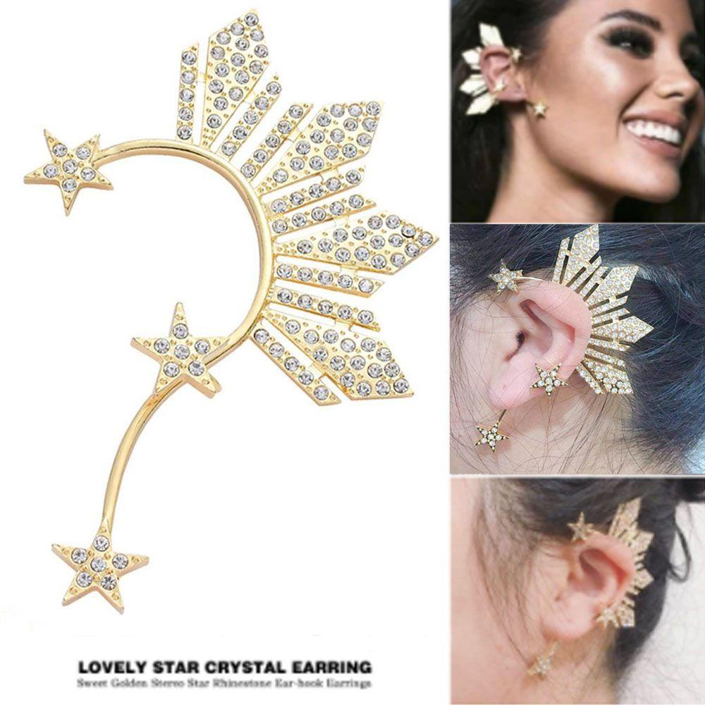 Lily Ear Wrap Pesta Wanita Pria Tanpa Tindik Anting Tragus