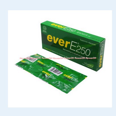 Ever E 250 vitamin lunak Natur E Kapsul Vitamin E Untuk Kulit EverE250 Ever-E