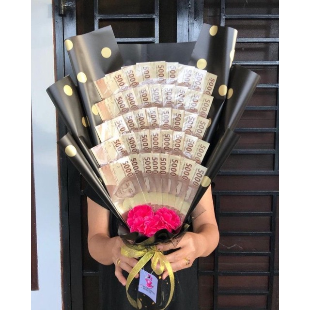 buket uang pecahan 5000 40lembar