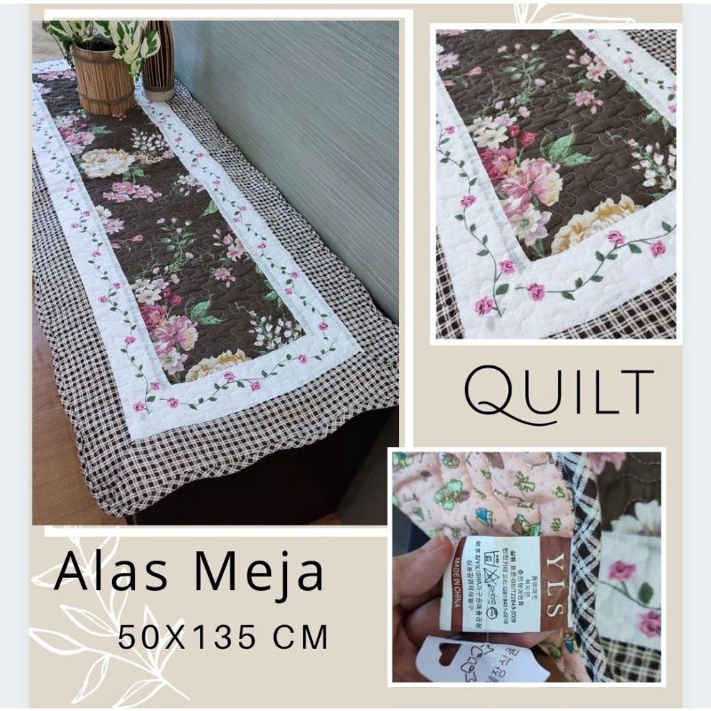 Taplak Meja Persegi Panjang Ruang Tamu Kantor Sekolah Belajar Alas Tv Sofa Shabby Cover Minimalis Me