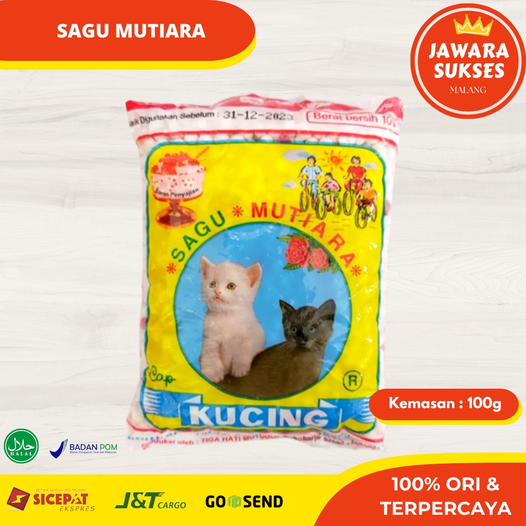 

Sagu Mutiara Cap Kucing 100gr | Bubur Mutiara