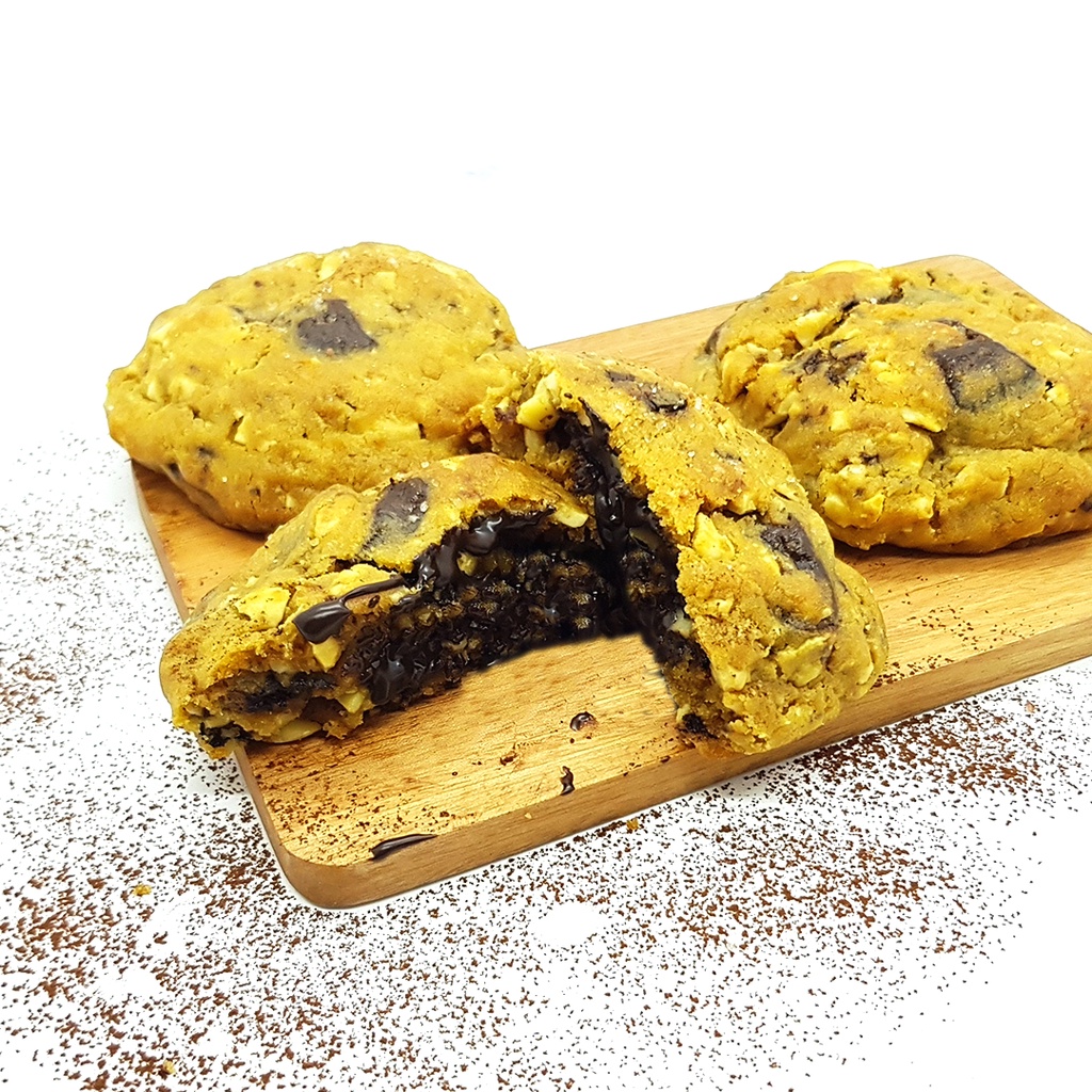 

[2 PCS] SOFT COOKIES CASHEW CHOCO / LEVAIN CASHEW CHOCO COOKIES / COOKIES KACANG MEDE COKELAT