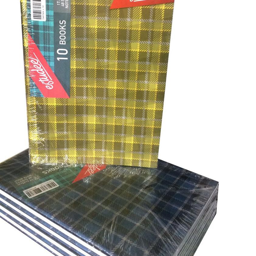 

♕-♕ ESTUDEE BUKU TULIS BOXY MOTIF TARTAN ISI 5 - 48 LEMBAR ^