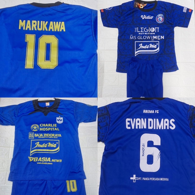 Setelan anak psis arema persib bali united persis solo persija / baju bola kids liga 1 indonesia