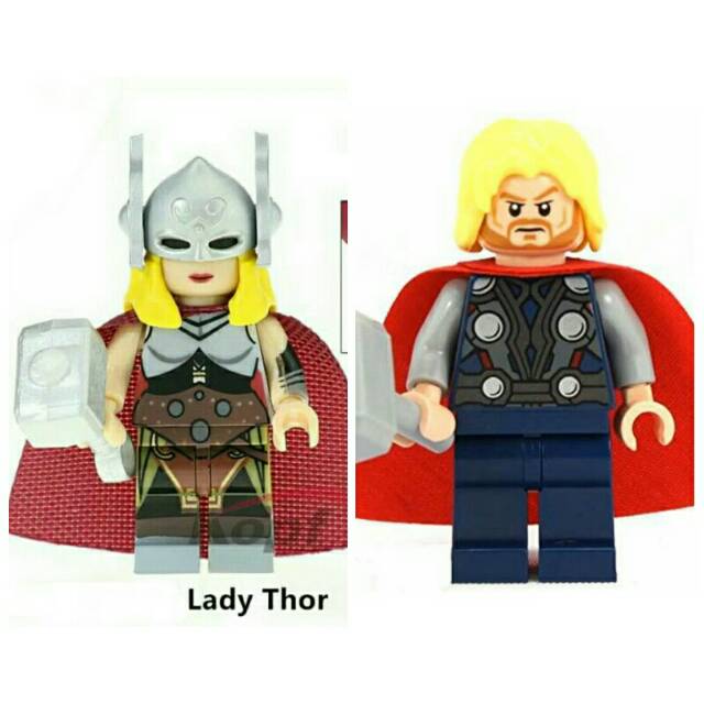Gelang Lego Couple thor & lady thor