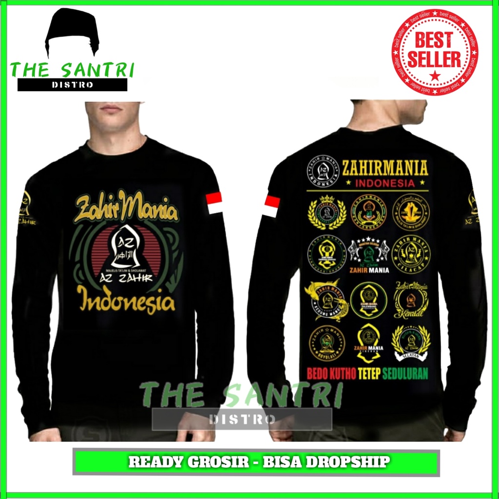 Kaos Az Zahir  / Kaos Azzahir Zahirmania BEST SELLER / Kaos Majelis Azzahir GRATIS ONGKIR / Kaos Sho