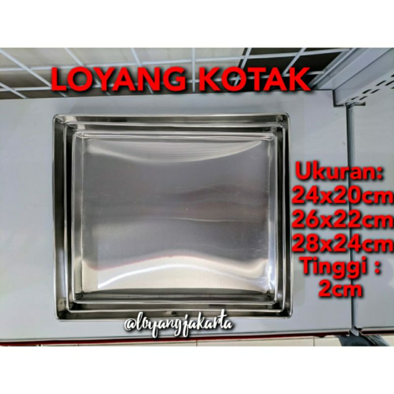 loyang kotak28x24x2/26x22x2/24x20x2