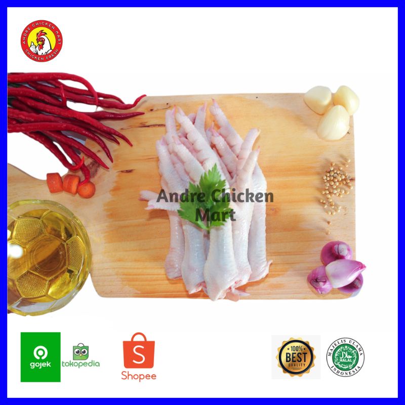 

Ceker Ayam Segar 1 Kg - Andre Chicken Mart