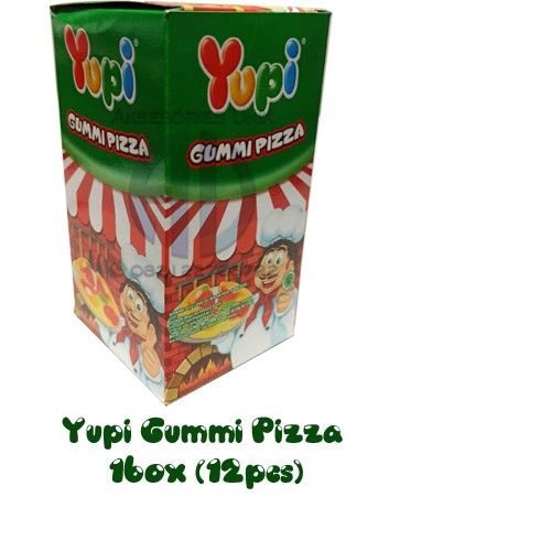 

Yupi Gummy Pizza Permen Box ( 23gram x 12 pcs ) permen jelly gummy