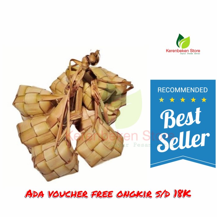 

ketupat isi per 10 ketupat