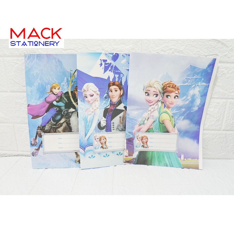 

(ISI 20 LEMBAR) Sampul Buku Kertas Kwarto Fancy FROZEN (UKURAN BUKU SIDU)