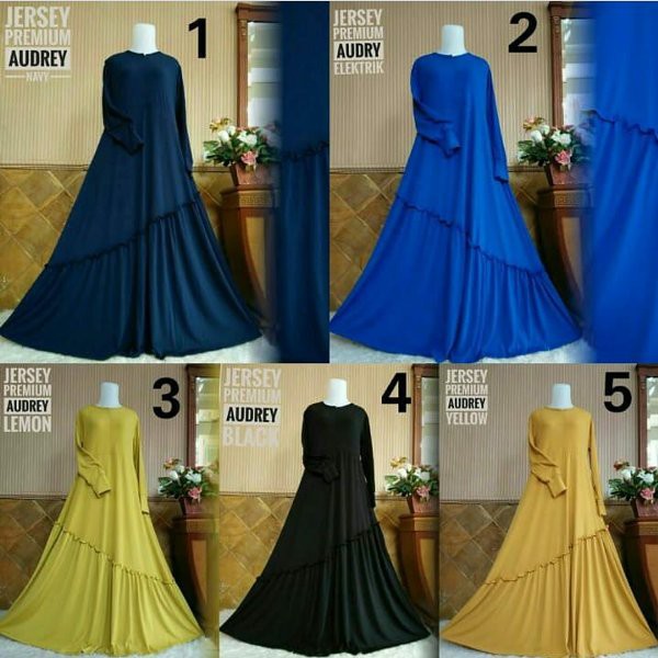 Gamis jersey ZAHRA rempel miring