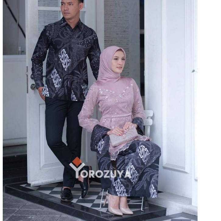 Bagus Banget.. Batik Couple Kebaya Modern Kebaya Tunangan Lamaran Baju Wisuda Batik Brukat Terbaru K