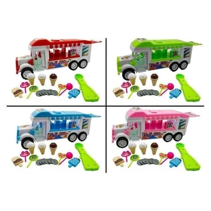 Mainan Mobil Bus Ice cream LI 10 Mainan Ice Cream Murah