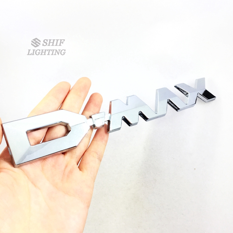 1pc Stiker Emblem Logo Dmax Bahan Abs Krom Untuk Bagasi Belakang Mobil Isuzu