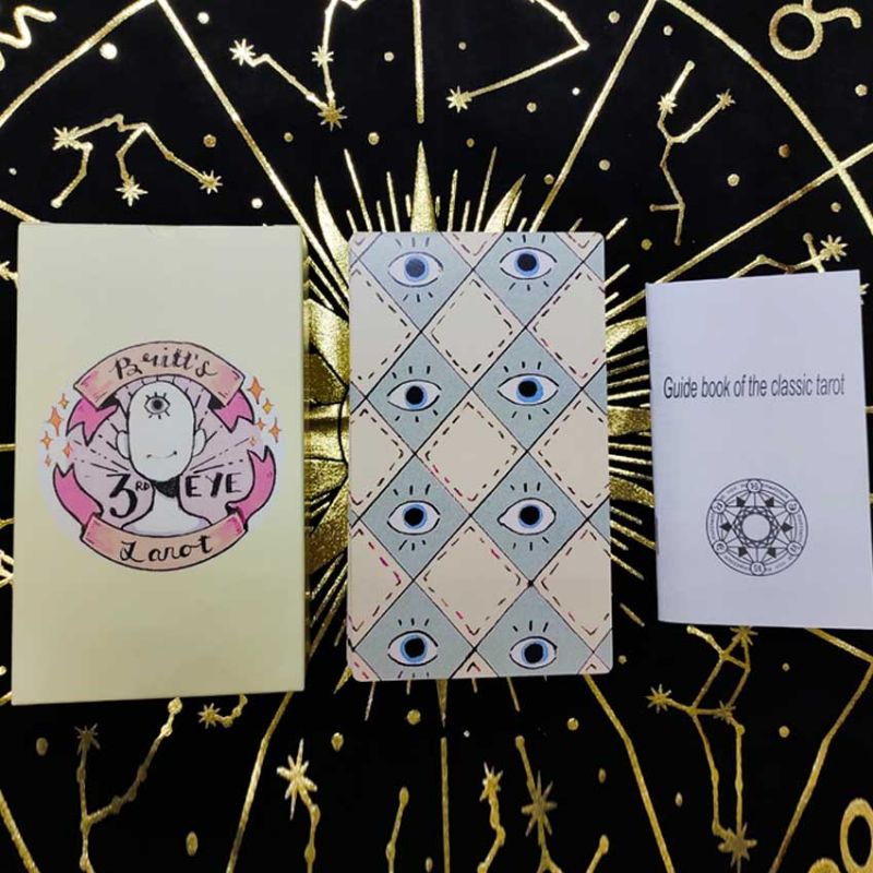 Britts 3rd Eye Tarot 12x7cm include guide paper