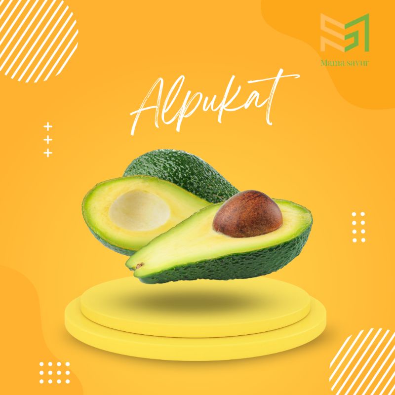 

Buah alpukat mentega segar per pack