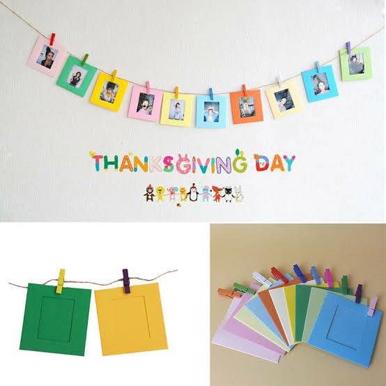 Bingkai Foto 10pcs Colorful DIY Hiasan Dinding