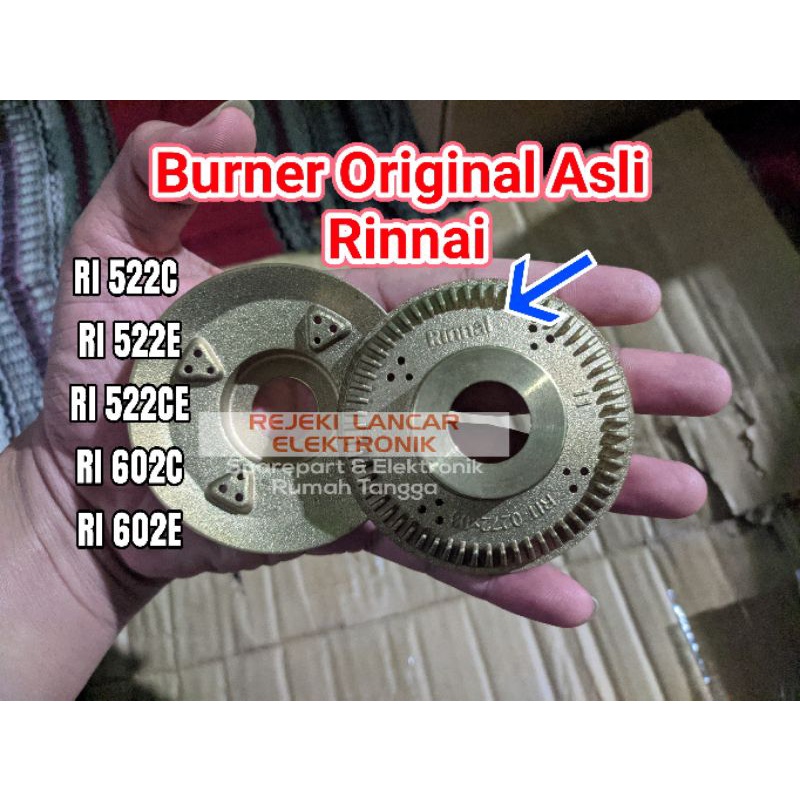 Burner Rinnai kecil original asli Rinnai