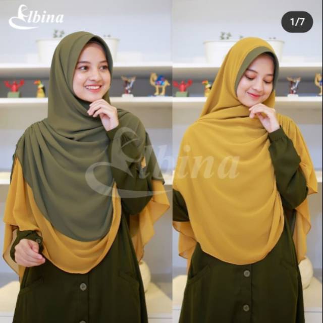 Preloved khimar multi talenta elbina hijab