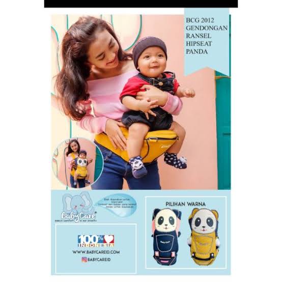 BABY CARE GENDONGAN HIPSEAT PANDA SERIES BCG2012