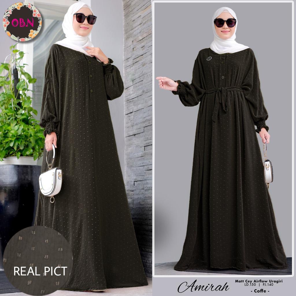 amirah maxy dress super jumbo ld 150 pakaian baju gamis dres maxi rayon motif big size bigsize busui