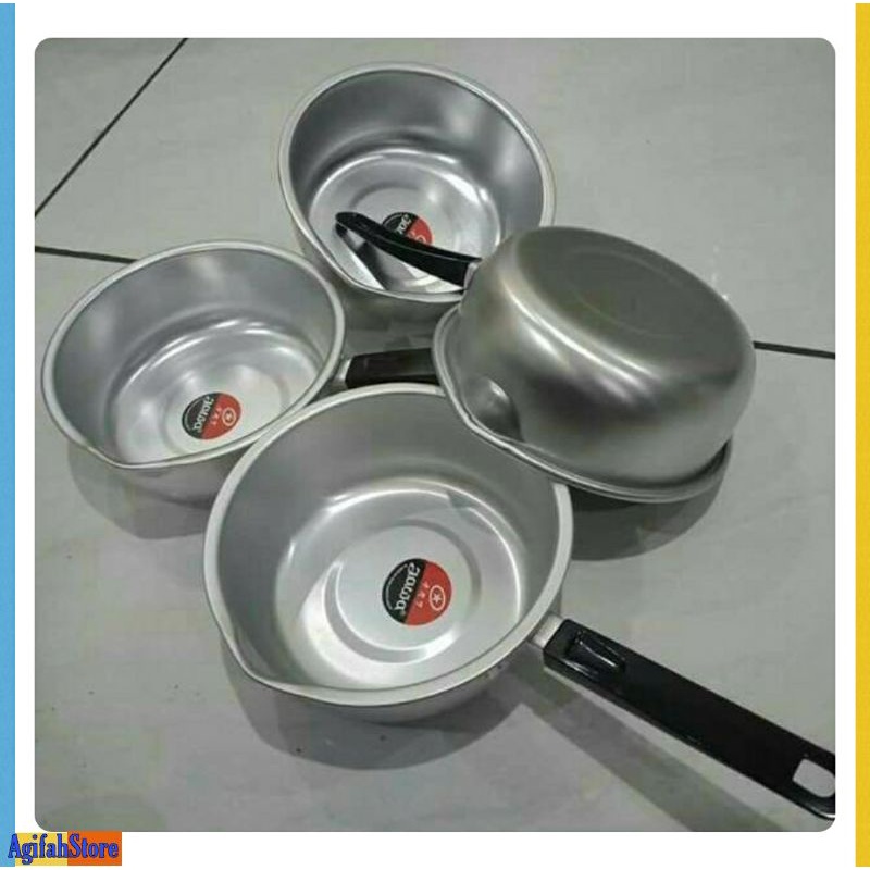 Panci Rebus Masak Mie / Panci Susu / Saucepan / Panci Masak Air Bahan Stainless Steel