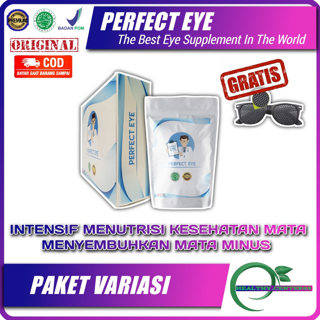 (KIRIM COD) Original Perfect Eye Nutrisi Mata Minus Silinder Dijamin Ampuh dan Cepat Mata Anti Minus