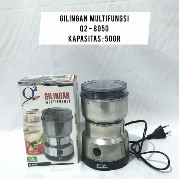 PENGGILING KOPI 8050  ELECTRIK COFFEE GRINDER / BLENDER BUMBU DAPUR / GILINGAN KOPI Q2 8050 / Q2-8050