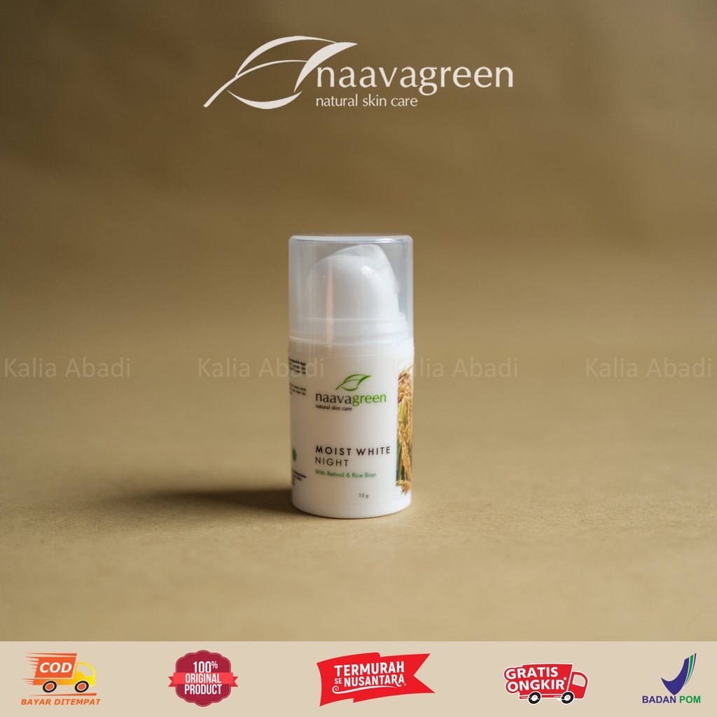 [100%ORI] NAAVAGREEN MOIST WHITE NIGHT - KODE NG-WHITENIGHT - NAVAGREEN - NAVA GREEN - NAVAAGREEN - NAVAA GREEN