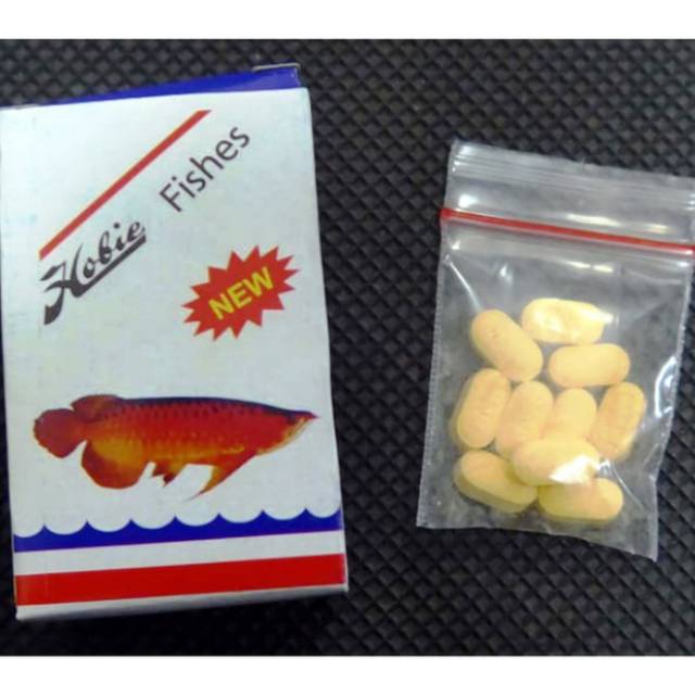 HOBIE Obat Stress dan Vitamin Penambah Nafsu Makan Ikan isi 10 tablet