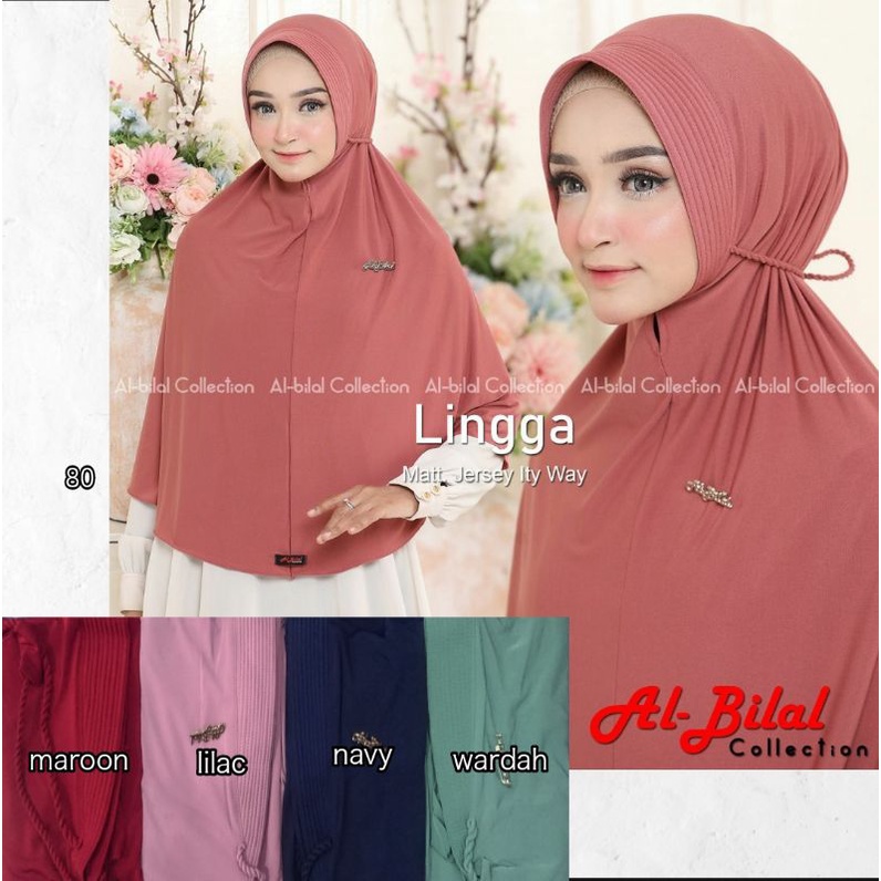 Bergo Lingga Albilal Jersey Ity Way / Bergo Tali Kepang