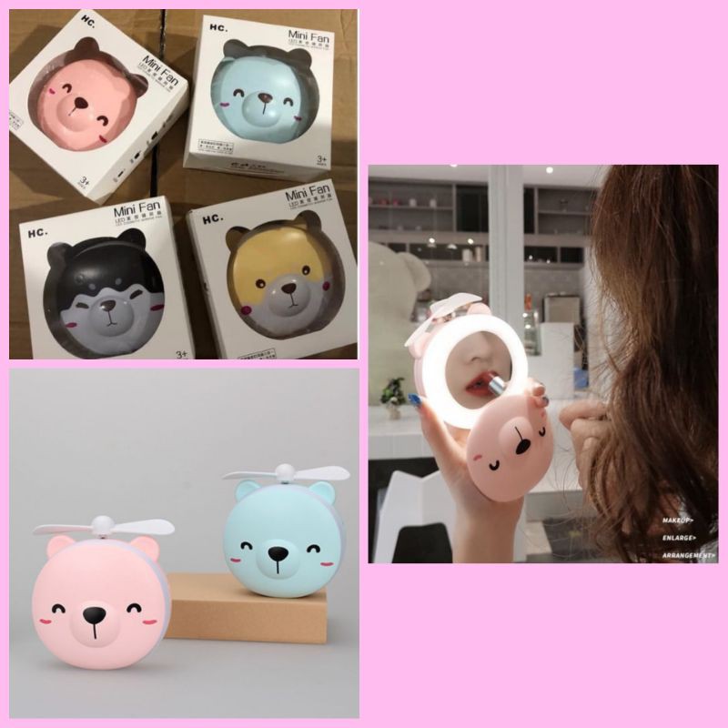 KACA RIAS LED KACA RIAS MINI KACA RIAS SAKU BISA MENYALA LED KACA RIAS LAMPU CERMIN RIAS KARAKTER