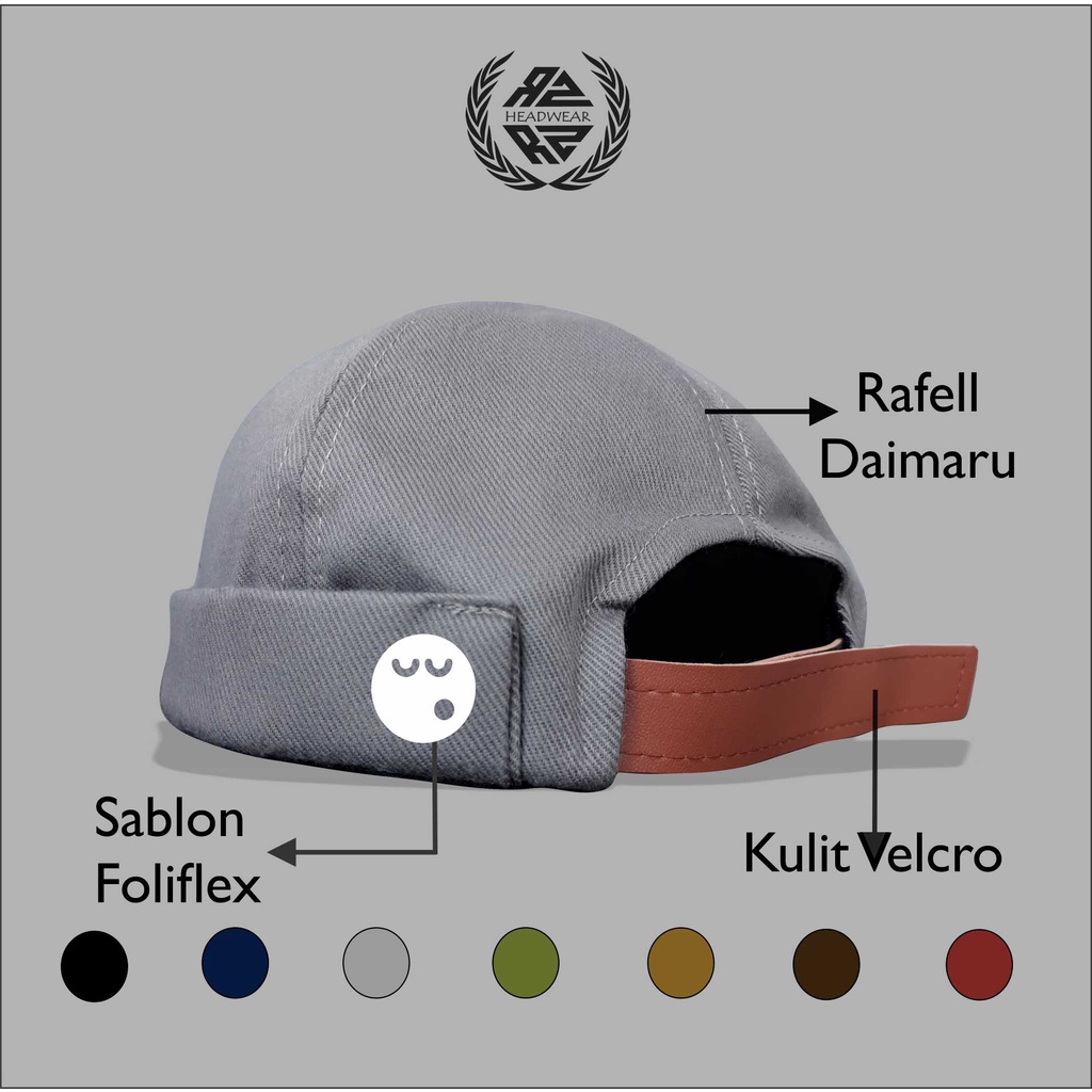 Topi Peci Miki Hat Peci Uas Logo Sleep Well Bahan Daimaru Premium