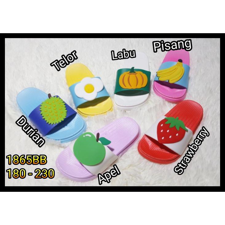 Jelly Sandal Bara Bara Sendal Wanita Kokop Karet Import 1865Bb
