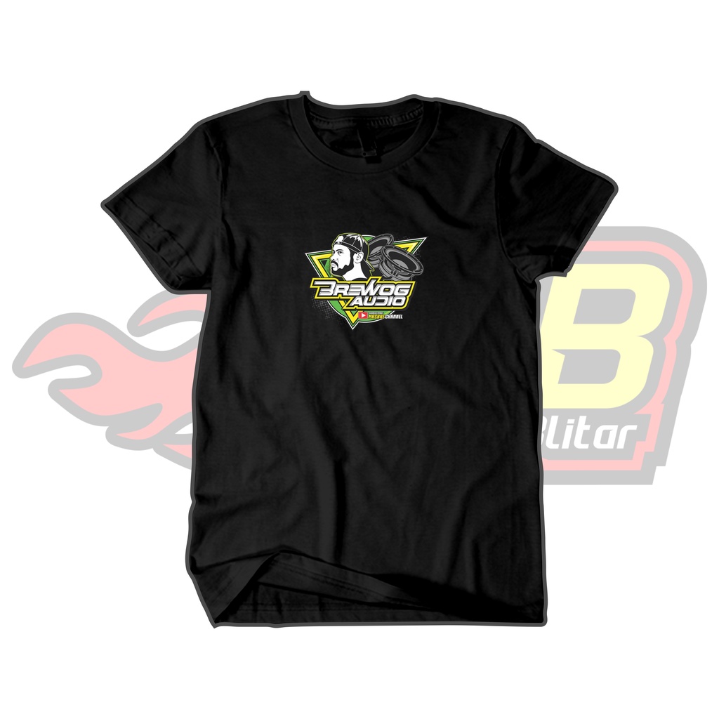 Kaos Brewog Audio Unofficial Katun Combed Distro