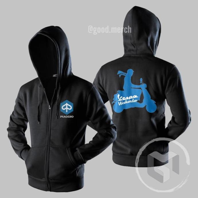 jaket hoodie sweater vespa weekender matic