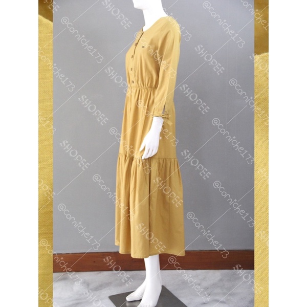 Corniche Nadeera Dress Honey Mustard - TB501463