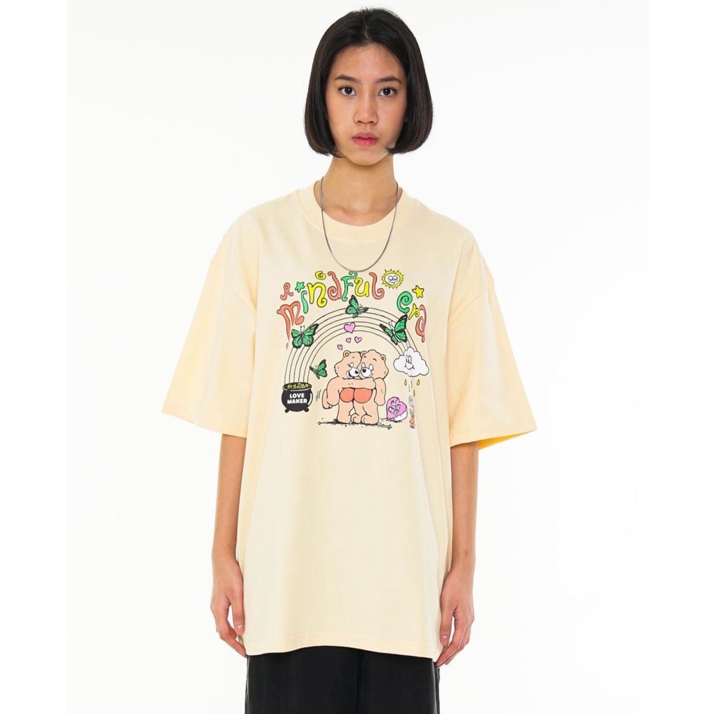 A More Mindful Era Lover Maker Tee - Cream