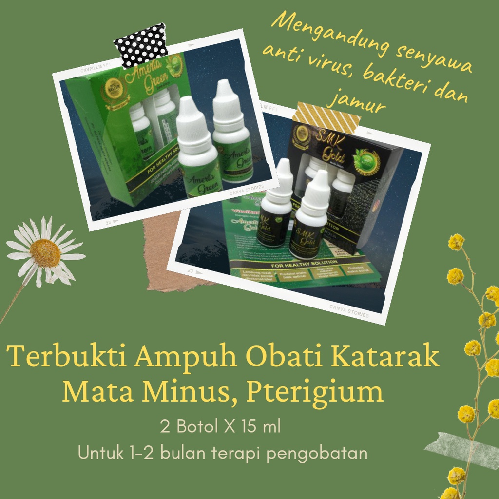 Isi 2 BOTOL Suplemen Kesehatan Alami Katarak Mata Minus Pterigium Herbal Tradisional Suqi Amerta Gre