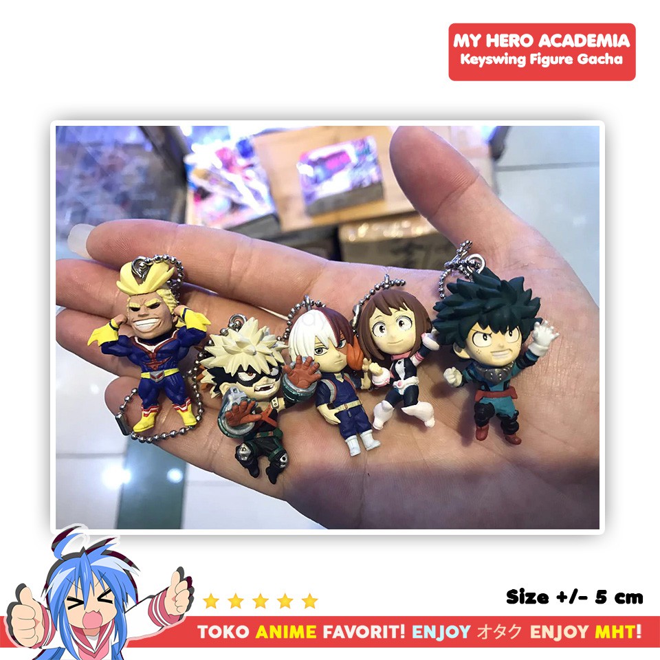 Gantungan Kunci Figure Anime Boku no Hero Academia Gachapon Gashapon