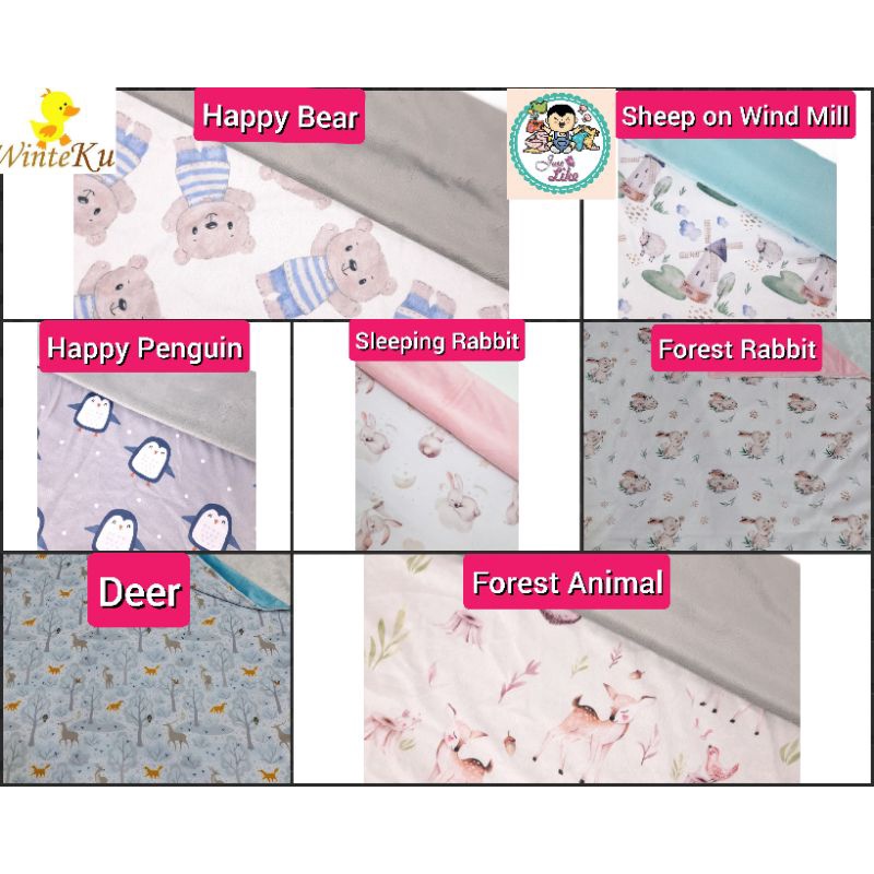 WINTEKU Selimut Bulu Bayi Double Fleece / Baby Blanket