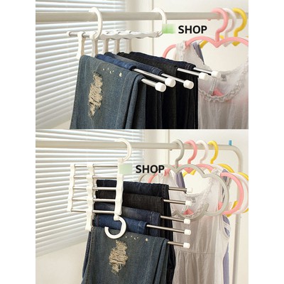 Sgmshop gantungan celana magic trousers rack rak hanger celana panjang jilbab