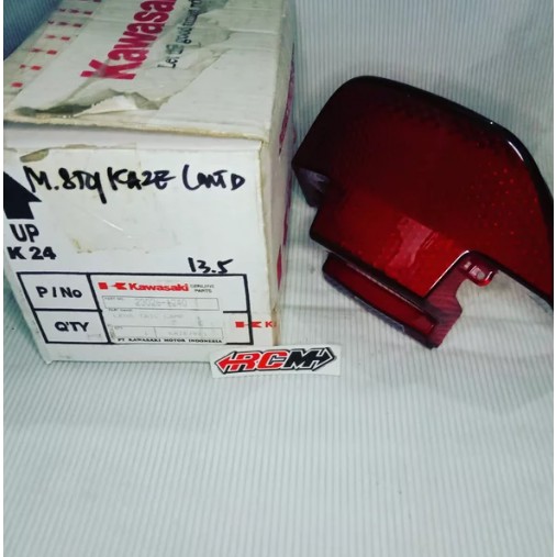 MIKA LENSA KACA LENS TAIL LAMP STOP BELAKANG KAZE R ORI KAWASAKI ASLI AD MARKING KGD 23026-1240